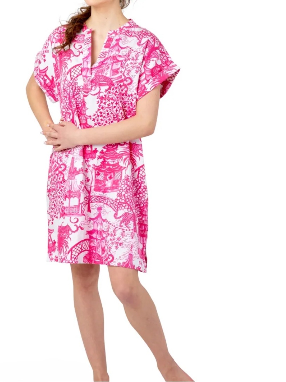 Jayes Studio Pagoda tunic dress XS Cotton Sateen
